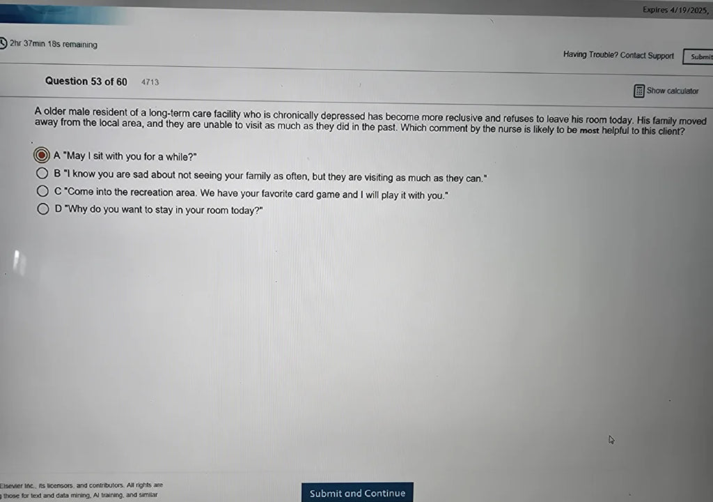 WGU D449 Psych & Mental Health OA2