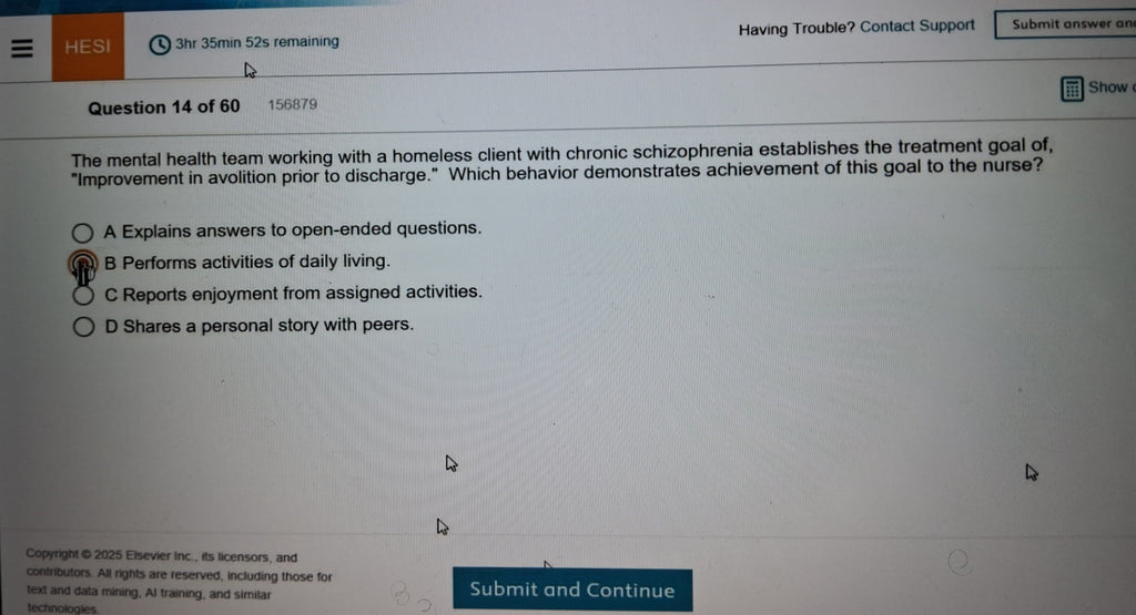 WGU D449 Psych & Mental Health OA1